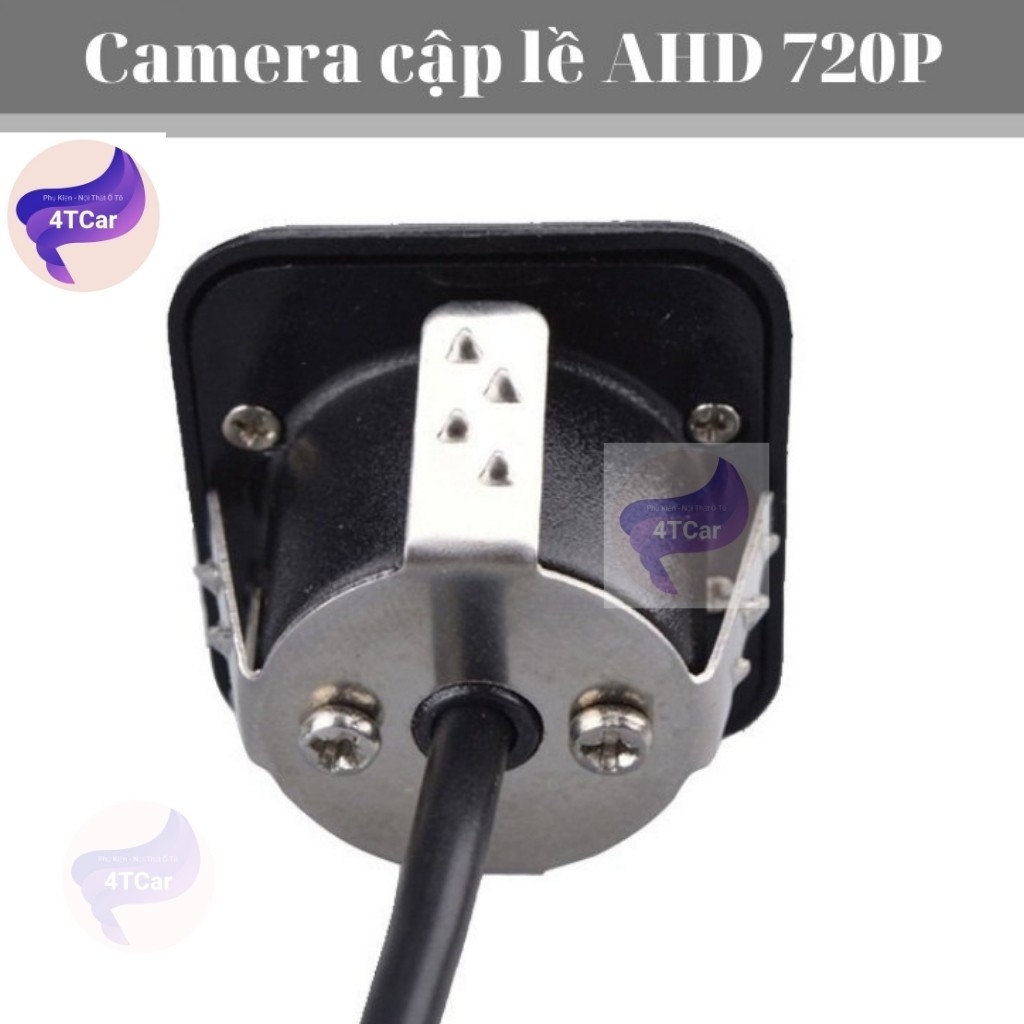 Camera cập lề mũ rơm Ahd 720P cắt dây về camera lùi, tích hợp với màn hình Android. Độ nét cao, thiết kế nhỏ gọn