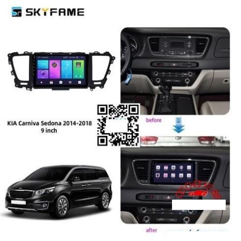 Mặt dưỡng Huyndai Kia 2014 -2023  (9 inch) có CANBUS lắp màn dvd android