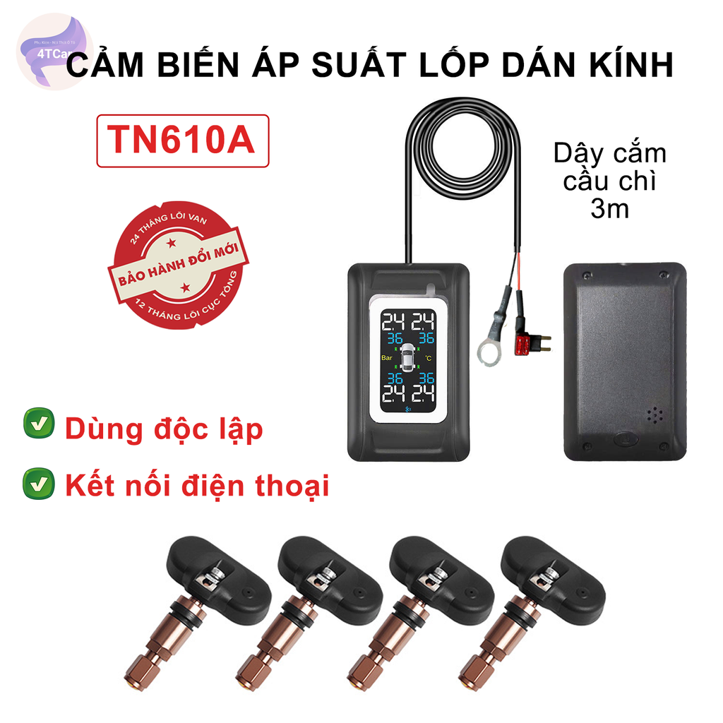 Cảm Biến Áp Suất Lốp Van Trong Dán Kính TN610A – An Toàn Trên Mọi Hành Trình