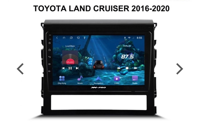 Mặt Dưỡng Toyota Land Cruiser 2016-2020 (9 Inch)