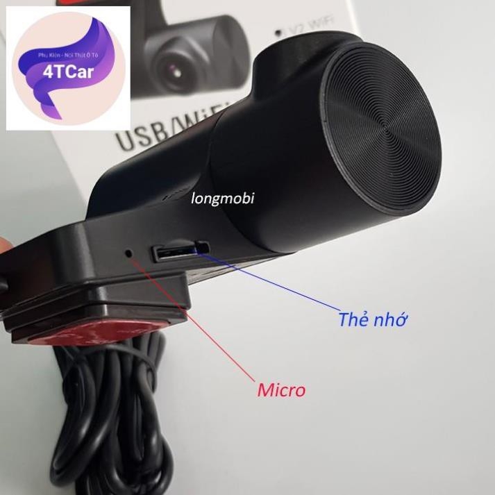 Camera Hành Trình Cho Màn Hình Android, Cảm Biến Sony U10 Quay Trước Sau - Bảo Hành 1 Năm