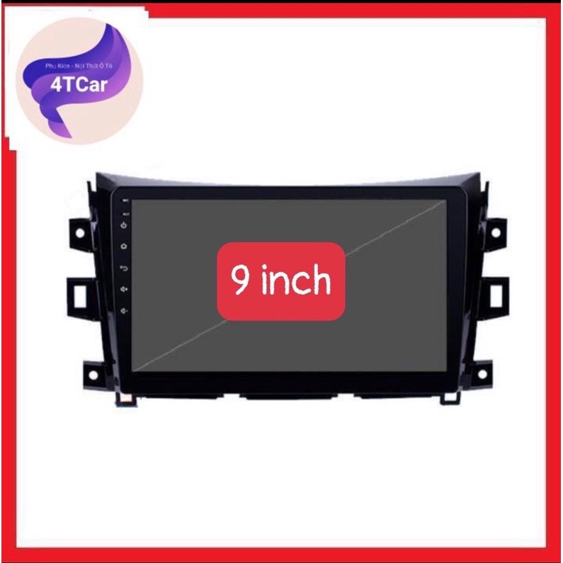 Mặt dưỡng Nissan Navara 13- 21 lắp màn hình android 9 inch và 10 inch phiên bản dây không canbus và dây có canbus