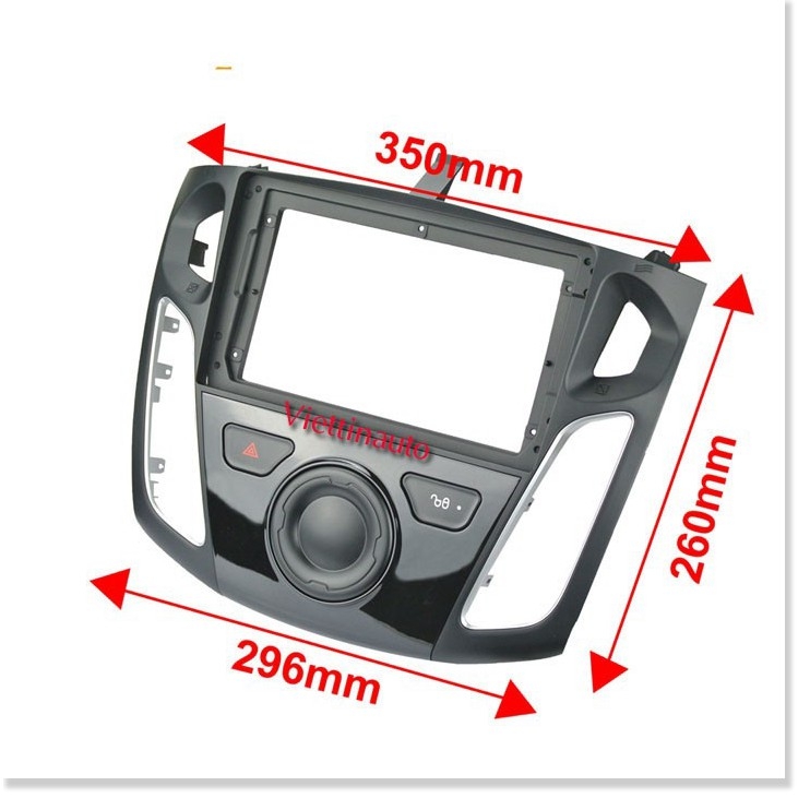 Mặt dưỡng Ford Focus 2012-2018 ít nút  (9 inch)