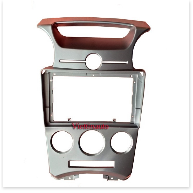 Bộ Mặt Dưỡng Màn Hình 9 Inch Kia Carens 2007-2011 số sàn , điều hòa cơ  Kèm Rắc Nguồn Zin