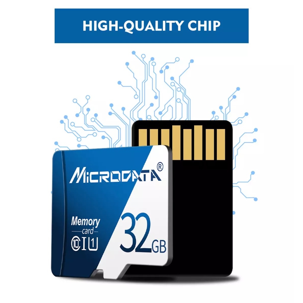 Phụ kiện thẻ nhớ Microdata 32G class 10 chính hãng