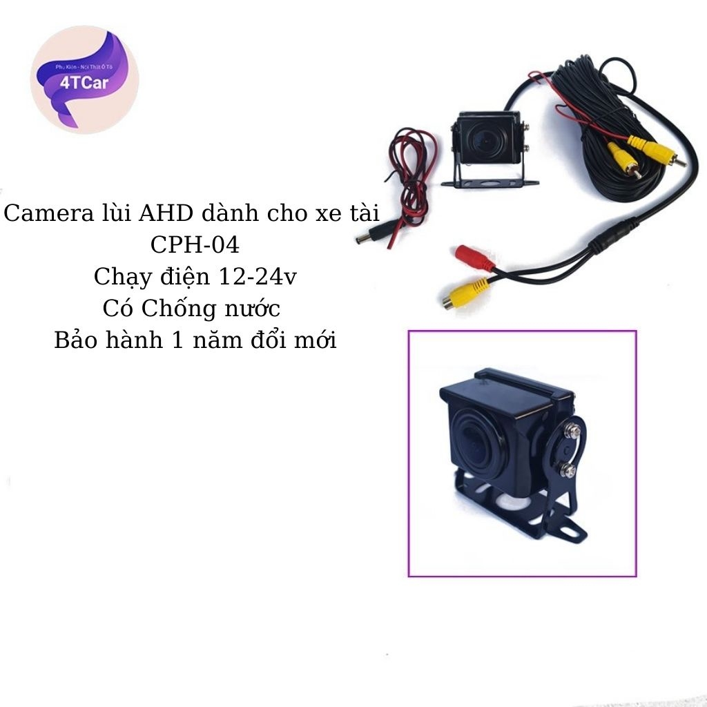 Camera lùi dành cho xe tải, xe khách [siêu nét] nguồn 12- 24V, 8Led, cảm biến ánh sáng , Hồng Ngoại - Chính Hãng NAVITEL