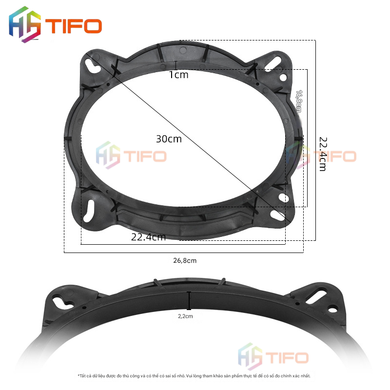 Đệm/Khung chuyển loa cửa trước Toyota 6×9 KUERL LBD-301