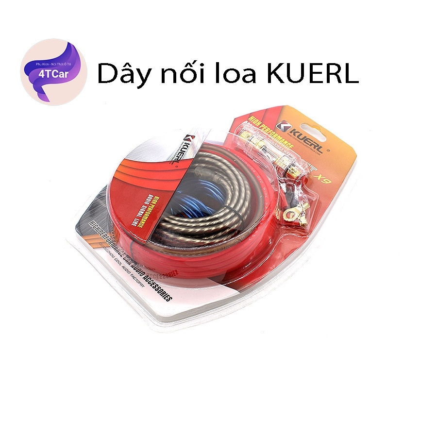 Bộ Kit Dây Đấu Nối Lắp Đặt Loa Siêu Trầm Ô Tô KUERL