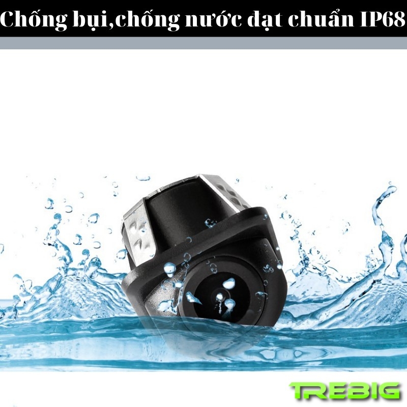 Camera cập lề mũ rơm Ahd 720P cắt dây về camera lùi, tích hợp với màn hình Android. Độ nét cao, thiết kế nhỏ gọn