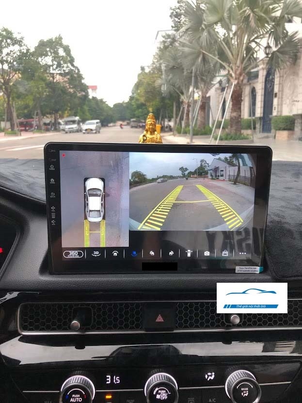 Mặt dưỡng Civic 2022-2024 lắp màn hình android 10 inch