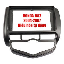 Mặt dưỡng Honda Jazz 2004-2007 điều hòa tự động lắp màn android 9 inch