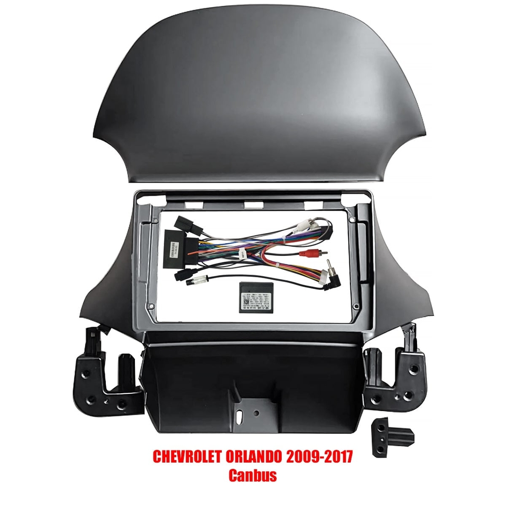Mặt dưỡng Chevrolet Orlando 2009 - 2012 (9 inch) lắp màn android
