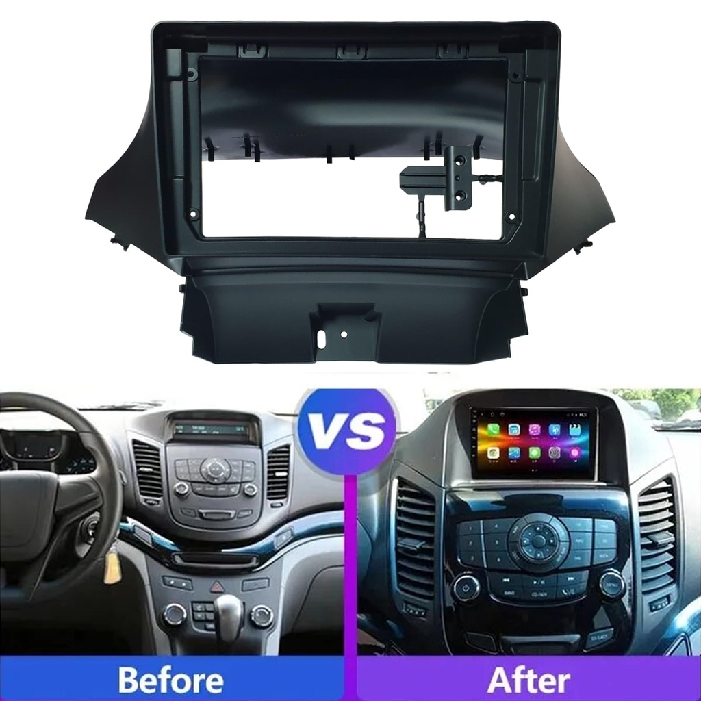 Mặt dưỡng Chevrolet Orlando 2009 - 2012 (9 inch) lắp màn android