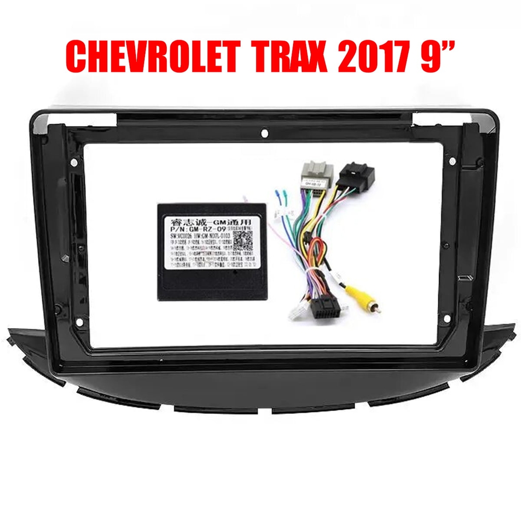 Mặt dưỡng màn hình Chevrolet Trax lắp màn hình dvd android 9 inch