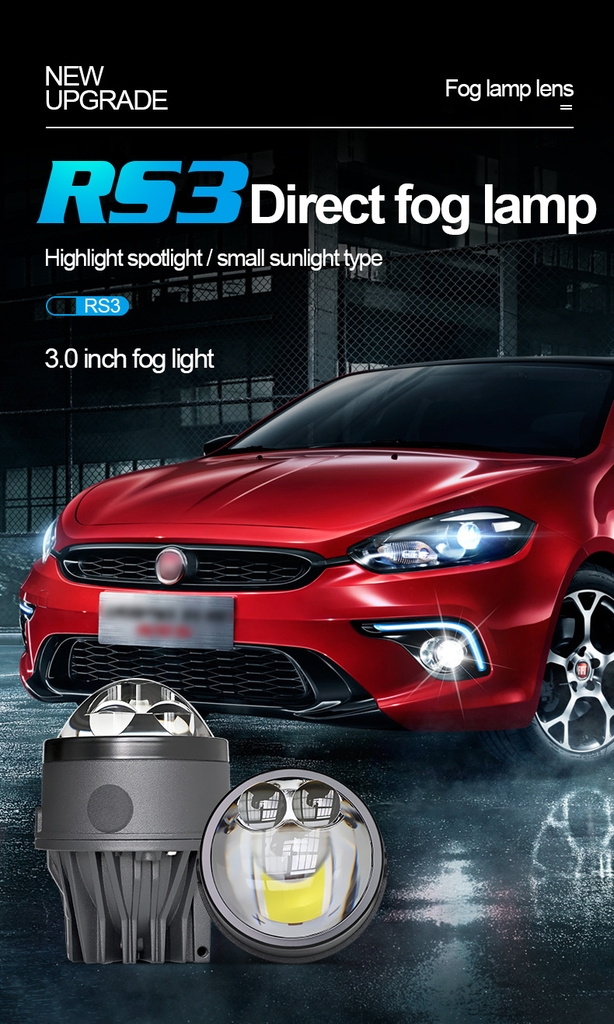 Đèn Sương Mù RS3-3.0 Inch – Công Nghệ Laser LED Kép Cao Cấp