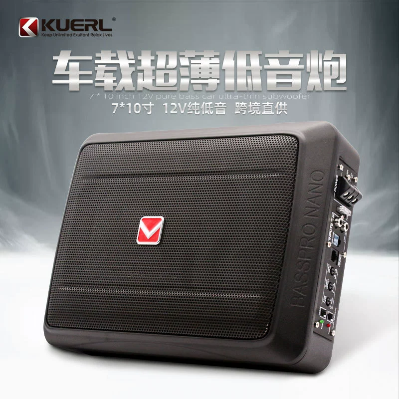 Kuerl BassPro Nano – Subwoofer Siêu Mỏng Âm Thanh Xe Hơi 12V