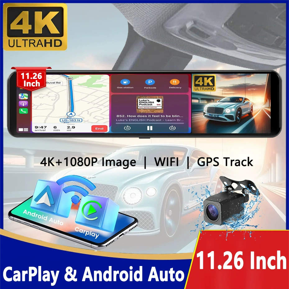 Camera Hành Trình Gương 4K - Giải Pháp Công Nghệ Tối Tân Cho Ô Tô