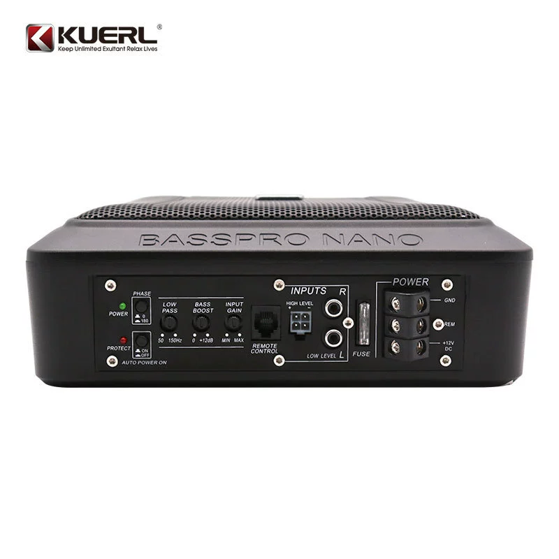 Kuerl BassPro Nano – Subwoofer Siêu Mỏng Âm Thanh Xe Hơi 12V