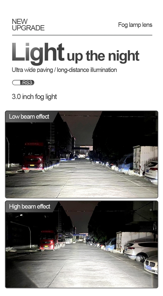 Đèn Sương Mù RS3-3.0 Inch – Công Nghệ Laser LED Kép Cao Cấp