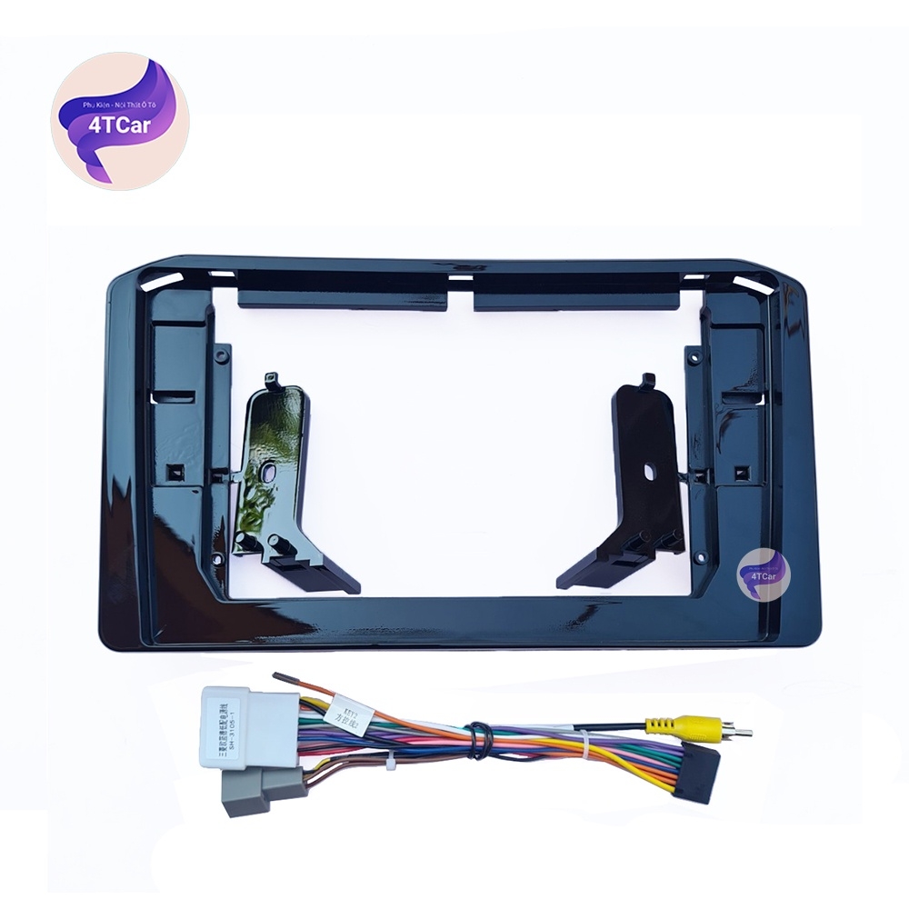 Dưỡng Misubishi Xpander 2022-2023   10 inch kèm jack nguồn zin( lắp màn android)