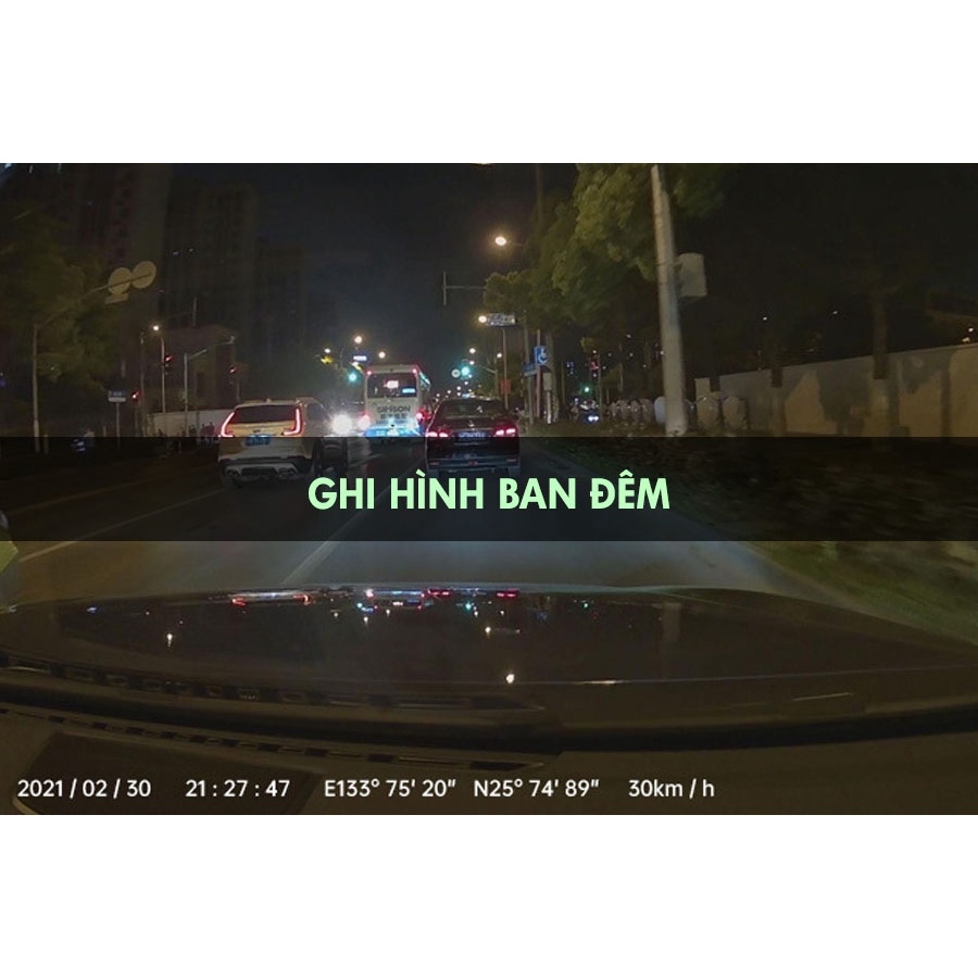 Camera hành trình V9 PRO 1080P có màn hình hiển thị