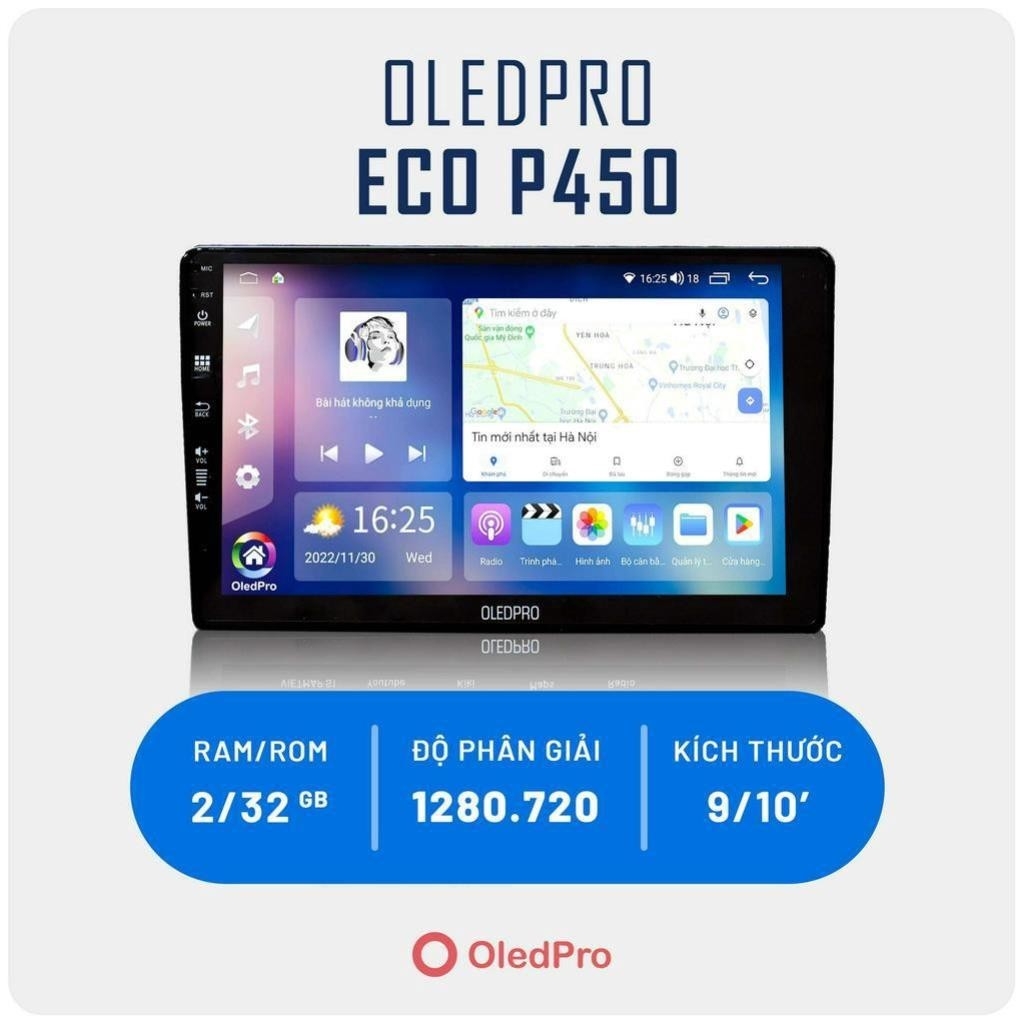 Màn Hình DVD Android P450 Chạy SIM 2GB RAM 32GB ROM