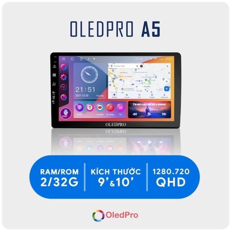 Màn Hình DVD Android OLED A5 SIM 2GB RAM 32GB ROM