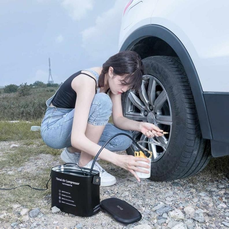 Máy bơm hơi tự động 70mai TP01 đa năng, thiết kế nhỏ gọn, bơm cực nhanh