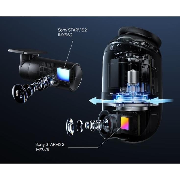 Camera Hành Trình 70mai 4K Omni X800 AI 2.0 Thế Hệ Mới Siêu Sắc Nét, Tặng Kèm Thẻ Nhớ 128GB 70mai