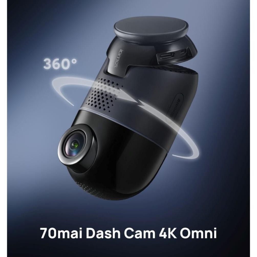 Camera Hành Trình 70mai 4K Omni X800 AI 2.0 Thế Hệ Mới Siêu Sắc Nét, Tặng Kèm Thẻ Nhớ 128GB 70mai