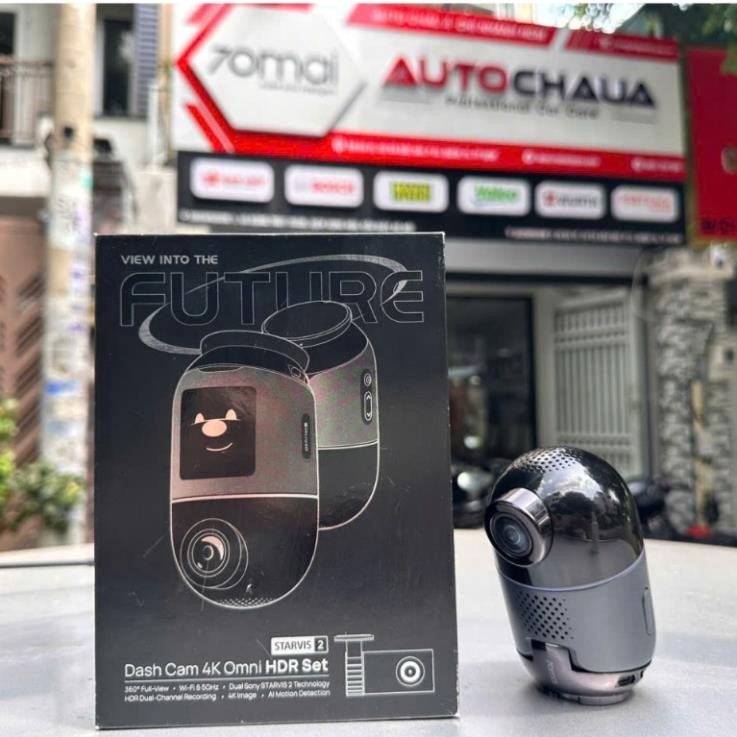 Camera Hành Trình 70mai 4K Omni X800 AI 2.0 Thế Hệ Mới Siêu Sắc Nét, Tặng Kèm Thẻ Nhớ 128GB 70mai