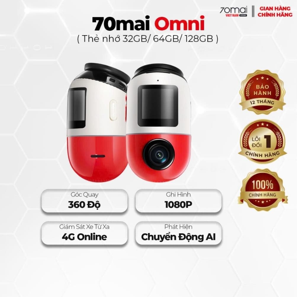 Camera hành trình 70mai Omni X200 Giám Sát Xe Từ Xa Siêu Hot