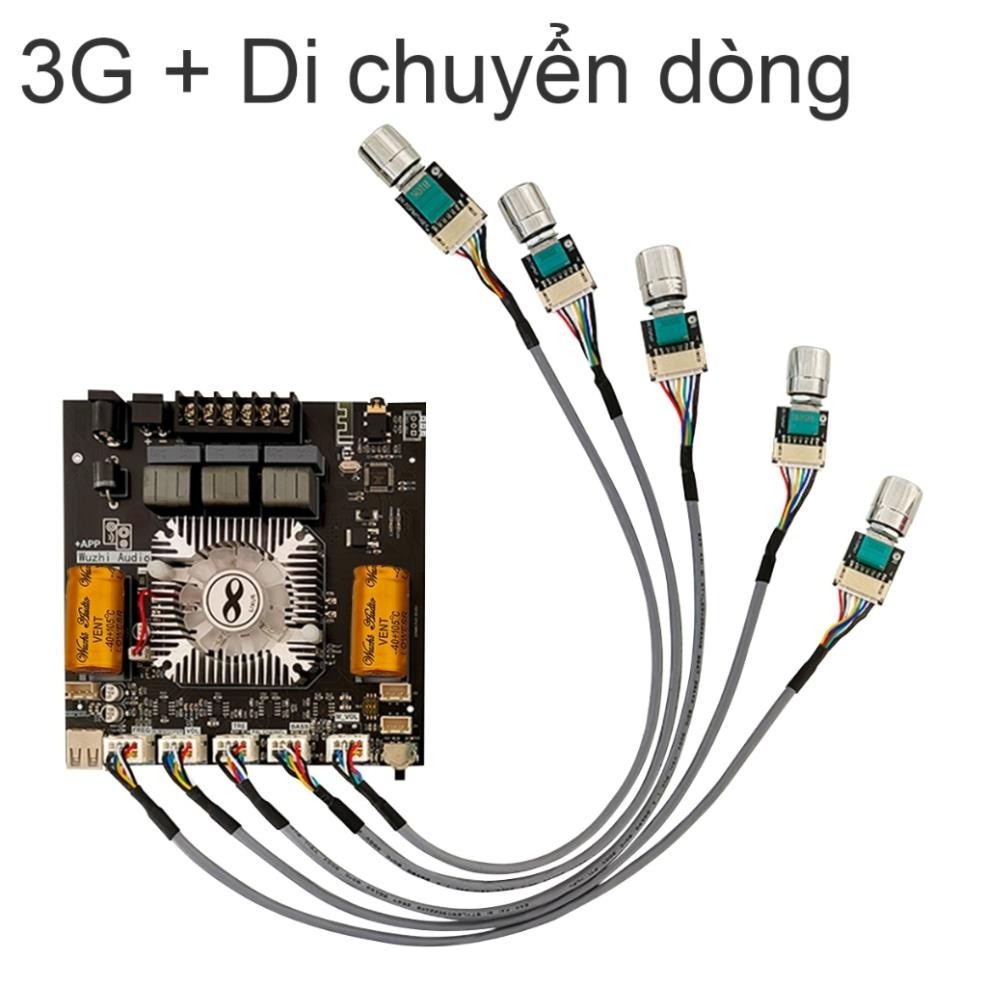 Okdiy  Mạch loa 2.1 ZK-HT21 Mô-đun bộ khuếch đại công mạch khuếch đại âm thanh 160W*2+220W bluetooth 2.1 Kênh TDA7498E