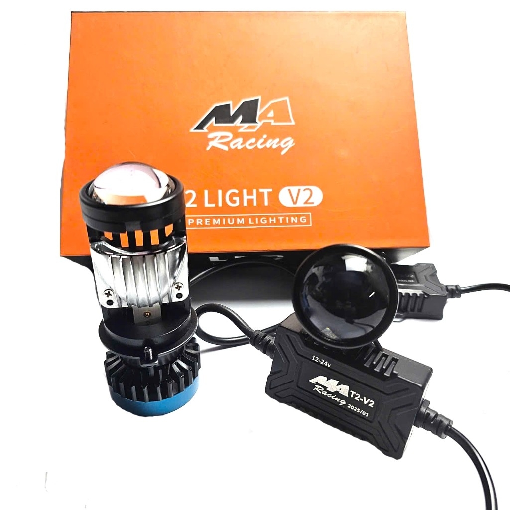 💡 ĐÈN BI LED T2 MINI KÍNH TÍM – MẪU MỚI 2022 HÃNG MARACING