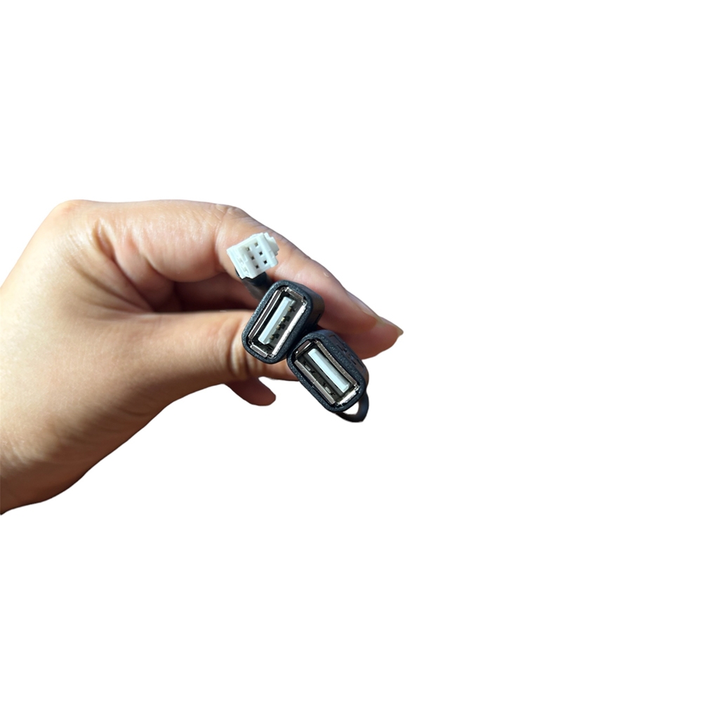 Dây USB cắm màn android chia 2 đầu giắc USB chân cắm 6 pin