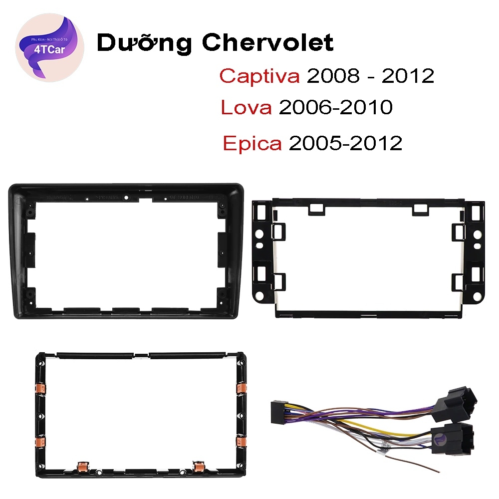Mặt dưỡng màn android Chevrolet Captiva 2008-2012 (9 inch)