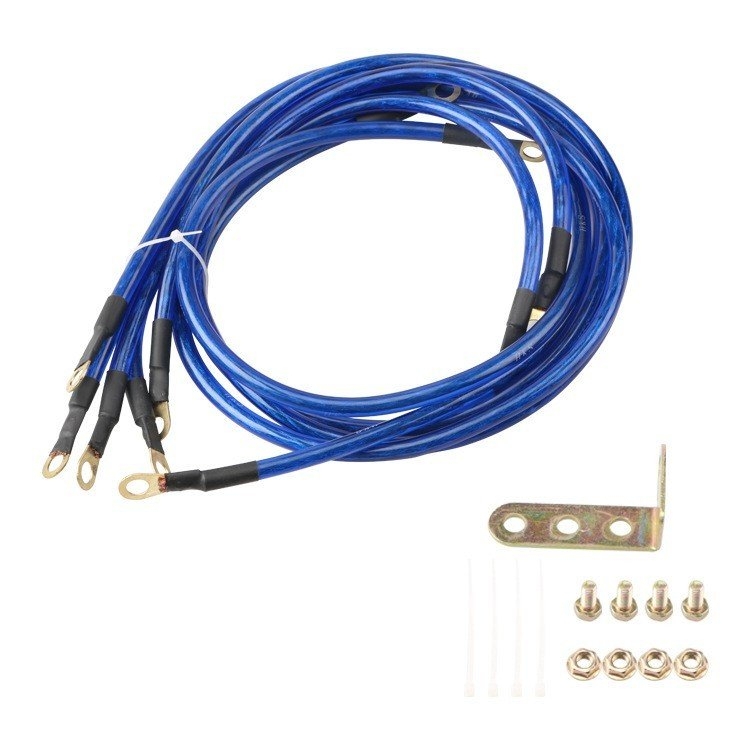 [HKS Grounding Wire Kit] - Dây Nối Đất Ô Tô Cao Cấp, Ổn Định Dòng Điện, Tăng Hiệu Suất Động Cơ