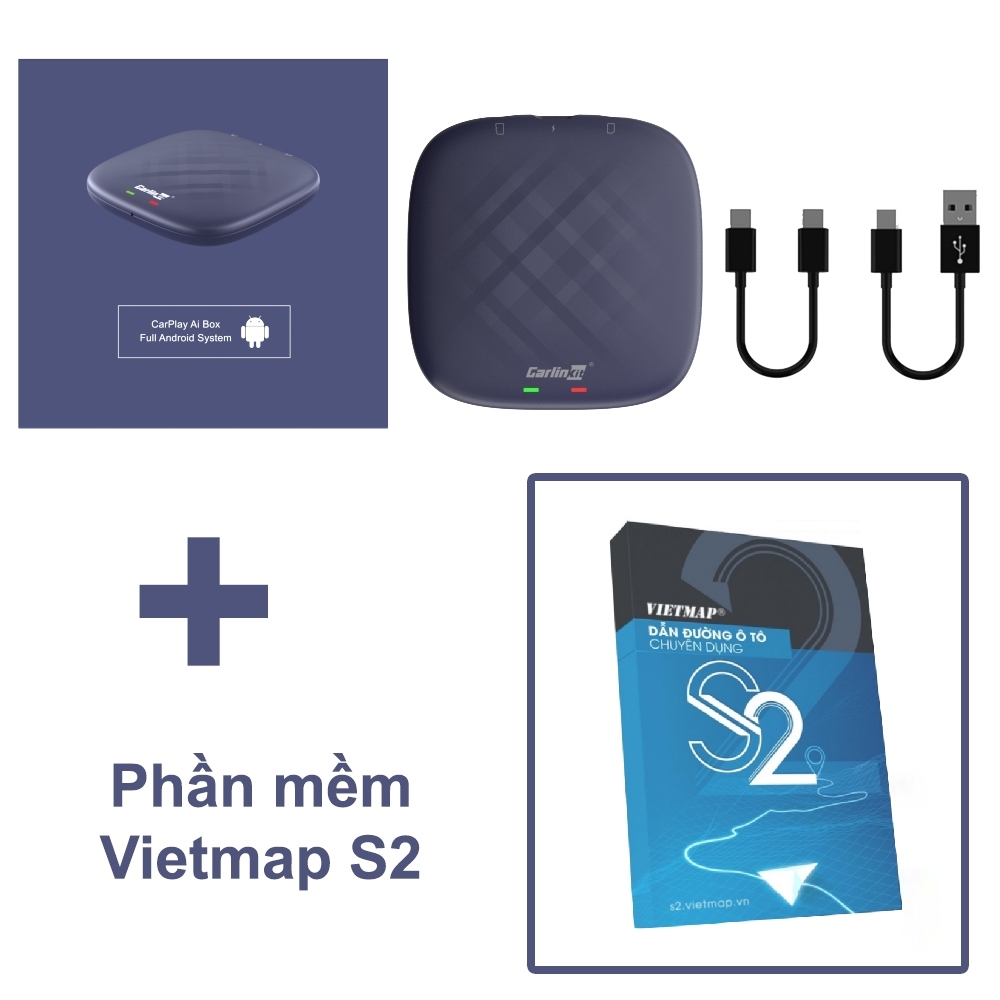 Box android xe ô tô Carlinkit Tbox Plus - Ram 4GB, Bộ nhớ trong 64GB, Android 13 (Tặng S2 ,premium 1 năm )