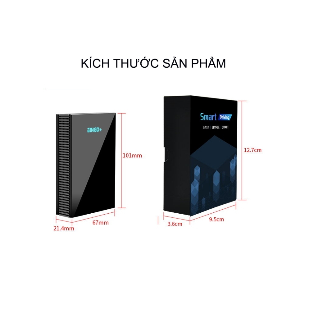 Android Box BINGO+ Cho Màn Zin Ô TÔ Hệ Điều Hành Android 10 ( Tặng S2 , premium 1 năm )