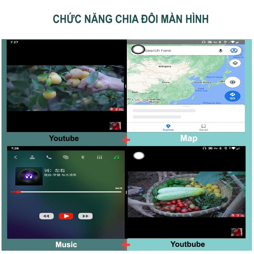 Android Box BINGO+ Cho Màn Zin Ô TÔ Hệ Điều Hành Android 10 ( Tặng S2 , premium 1 năm )