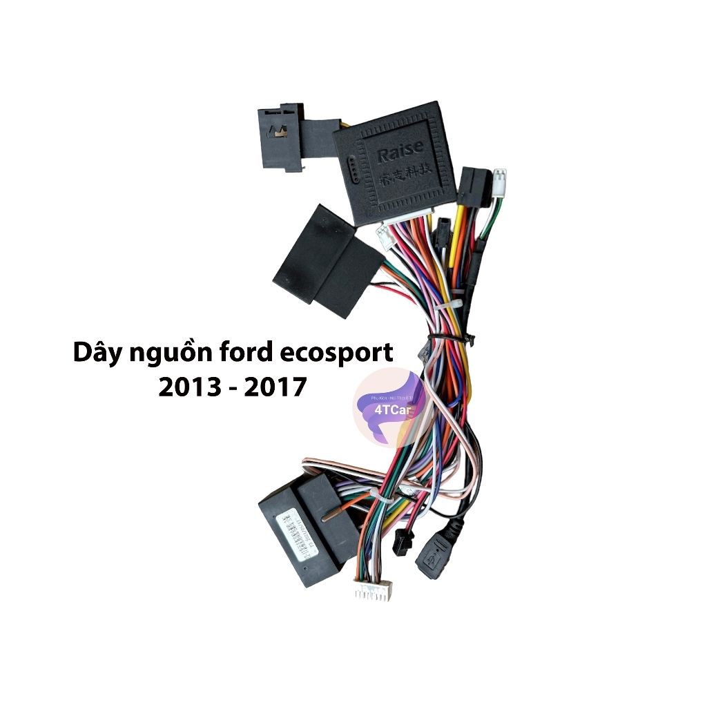 Mặt dưỡng Ford Ecosport 2013-2017 (9 inch) có CANBUS bản mặt nổi