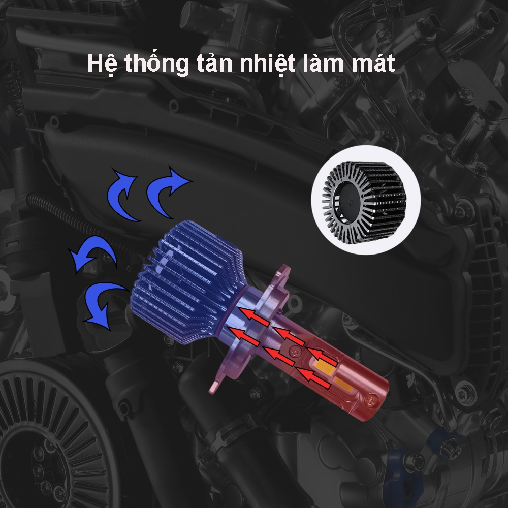 Bóng đèn LED xe tải 12V-24V BORNA G240 siêu sáng tiết kiệm điện