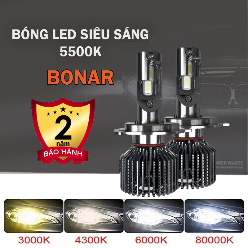 Bóng Đèn LED Xe Tải 12v- 24V Siêu Sáng BORNA G190 5500k ( Hàng thanh lý bảo hành 6 tháng đổi mới )