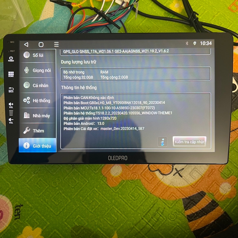 Màn hình Android OLED PRO A5 phiên bản 2023, lắp sim 4G Ram2gb-Rom 32gb Chip 8x 8581 TS18 màn hình Qled