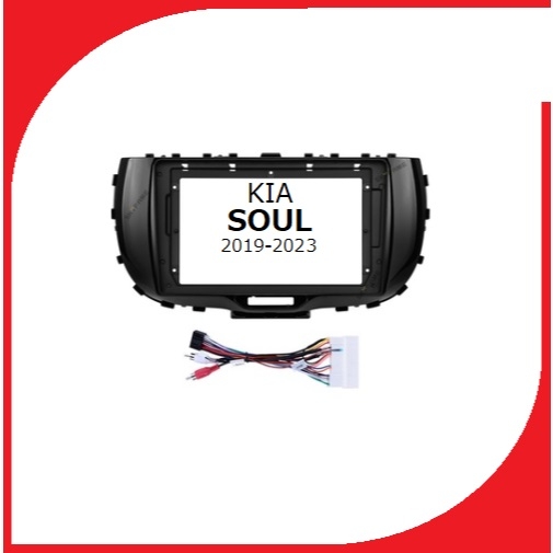 Mặt dưỡng Kia Soul 2019 - 2023 lắp màn dvd android 9 inch
