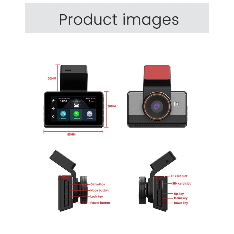 Camera Hành Trình P85 ,P83 – Ghi Hình 2K, Kết Nối 4G, Bảo Vệ Mọi Hành Trình