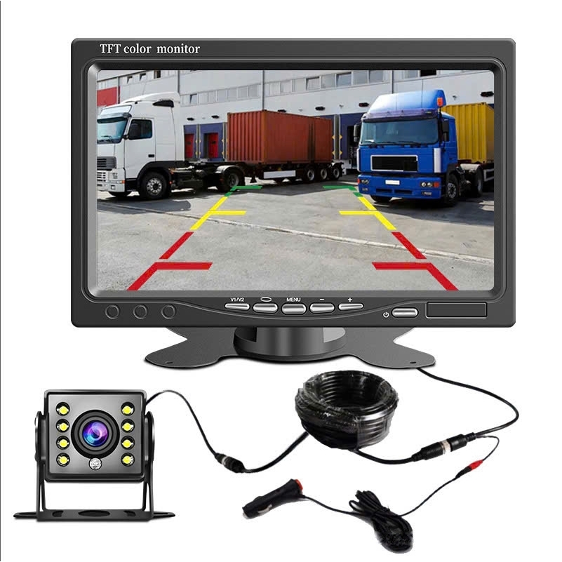 Camera Lùi Màn Hình 7 inch cho Xe Tải MCXT04 KÈM DÂY 15M
