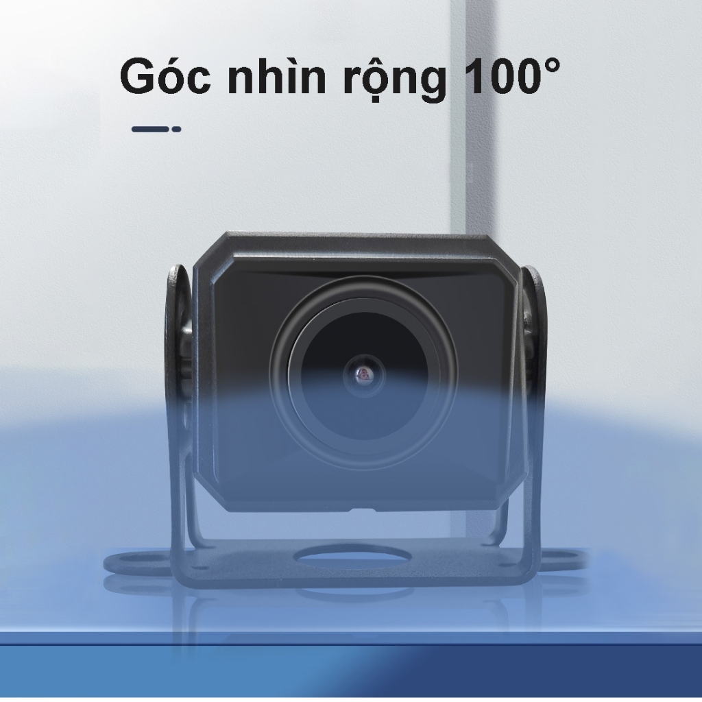 Camera Lùi Xe Tải chạy điện 12v  CLXT02 chân analog công nghệ AHD, chân cắm GX12-4P chuyên dùng cho màn android