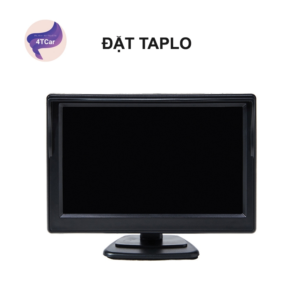 Màn taplo xe tải 5 inch để trên taplo hoặc treo kính cho xe ô tô, xe tải, xe đầu kéo màn hình DVD lắp cam lùi