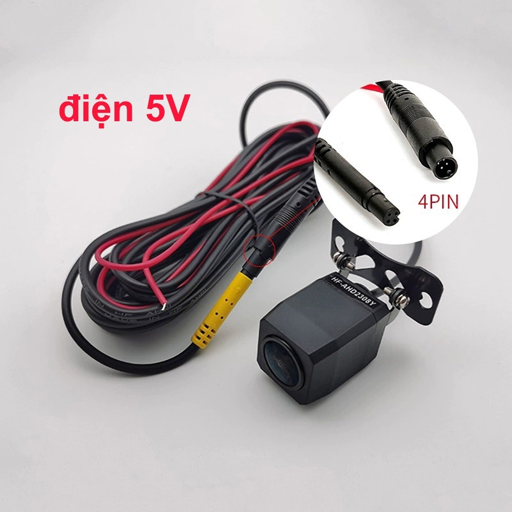 Camera lùi cắm camera hành trình CT04 chân cắm 2,5mm hình ảnh 720P